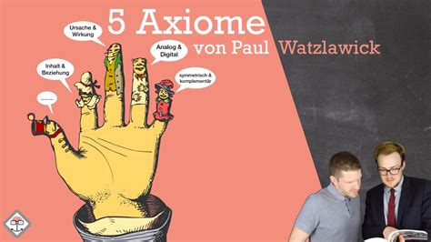 5 Axiome Watzlawick • einfach erklärt · [mit Video] Studyflix